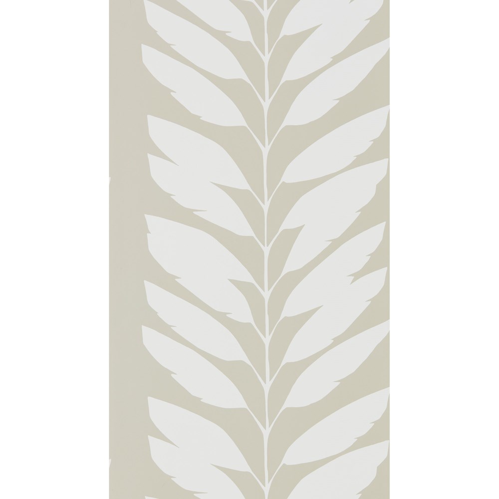 Malva Leaf Wallpaper 111312 by Scion in Parchment Grey